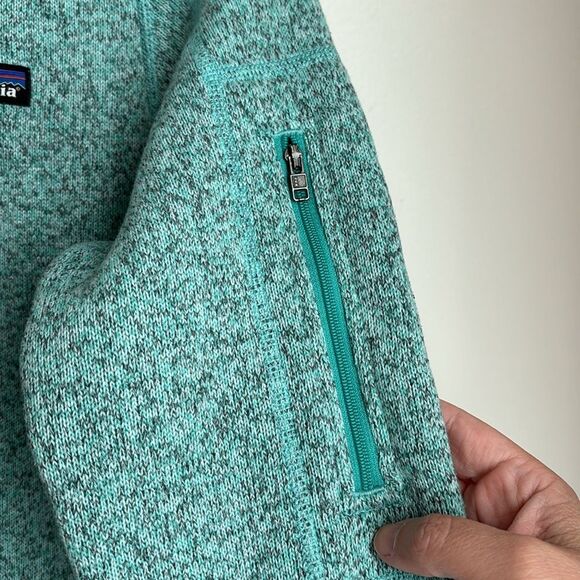 Patagonia Women's Better Sweater 1/4-Zip Fleece jacket medium weight coat EUC! - Picture 5 of 11